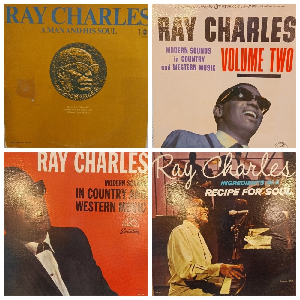 Ray Charles LPS lot of four